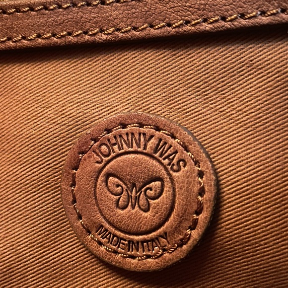 ♥️ NEW! Johnny Was Leather Cloud Purse Bag - Picture 7 of 17